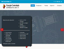 Tablet Screenshot of energiacontrolada.com